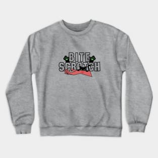 Bite and Scratch Cat Crewneck Sweatshirt